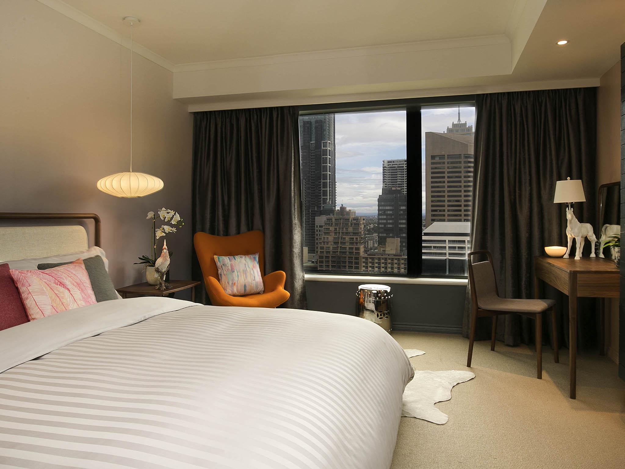 Pullman Sydney Hyde Park Hotell Exteriör bild Deluxe Room